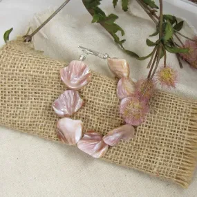 Pink Ocean Sea Shell Bracelet