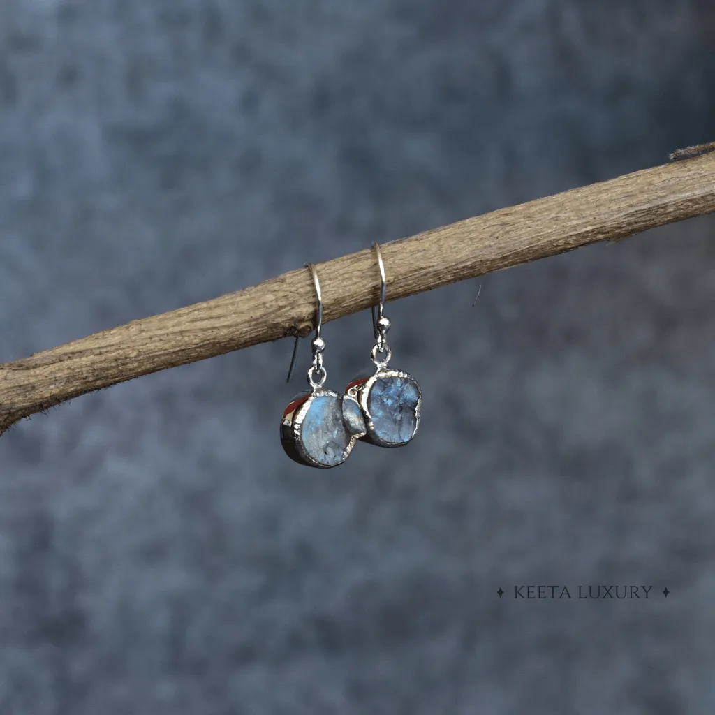 Raw Joyous - Moonstone Earrings