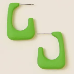 Rectangle Hoop - Green