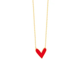 Red Heart Necklace