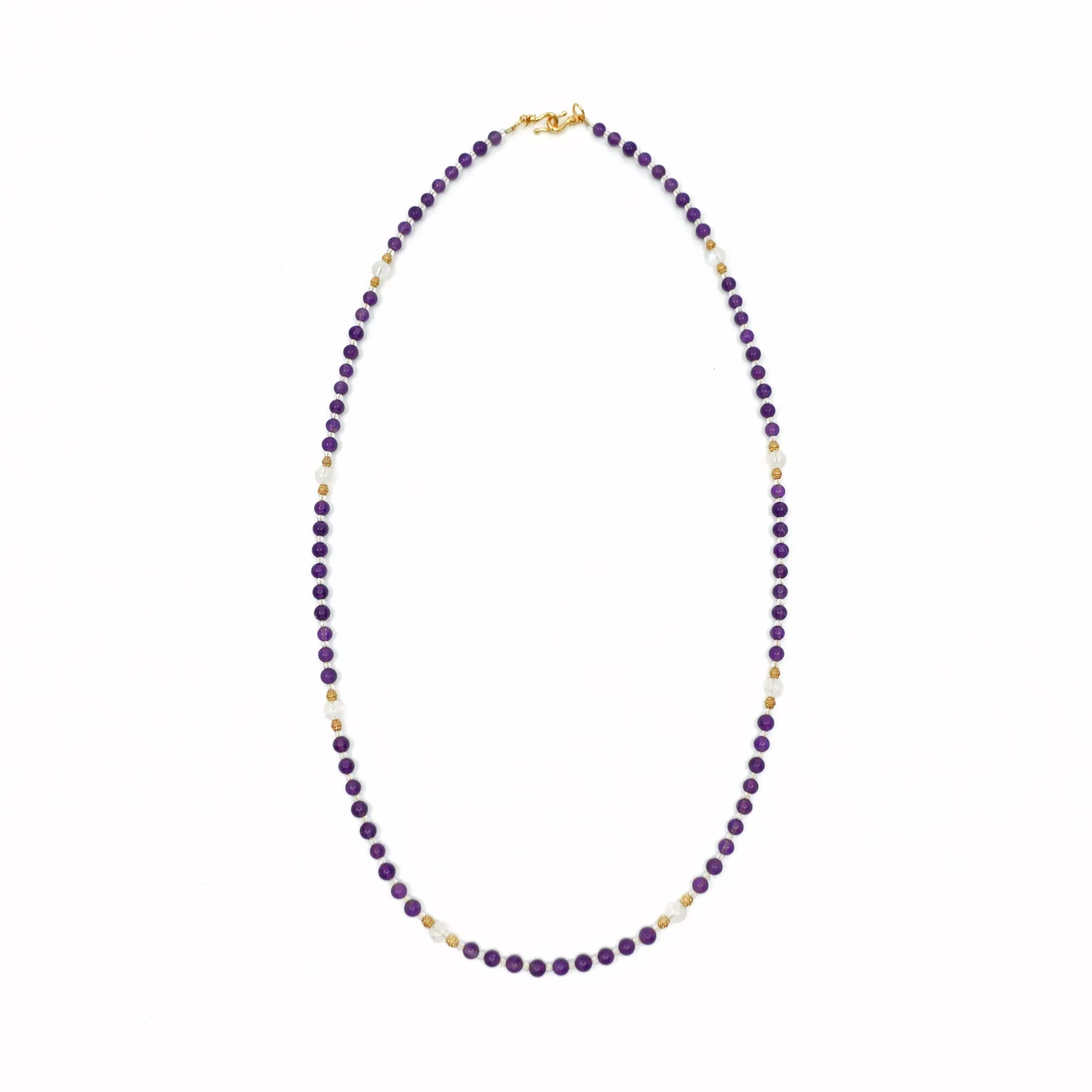 Return to Origin 4mm Amethyst Necklace Set