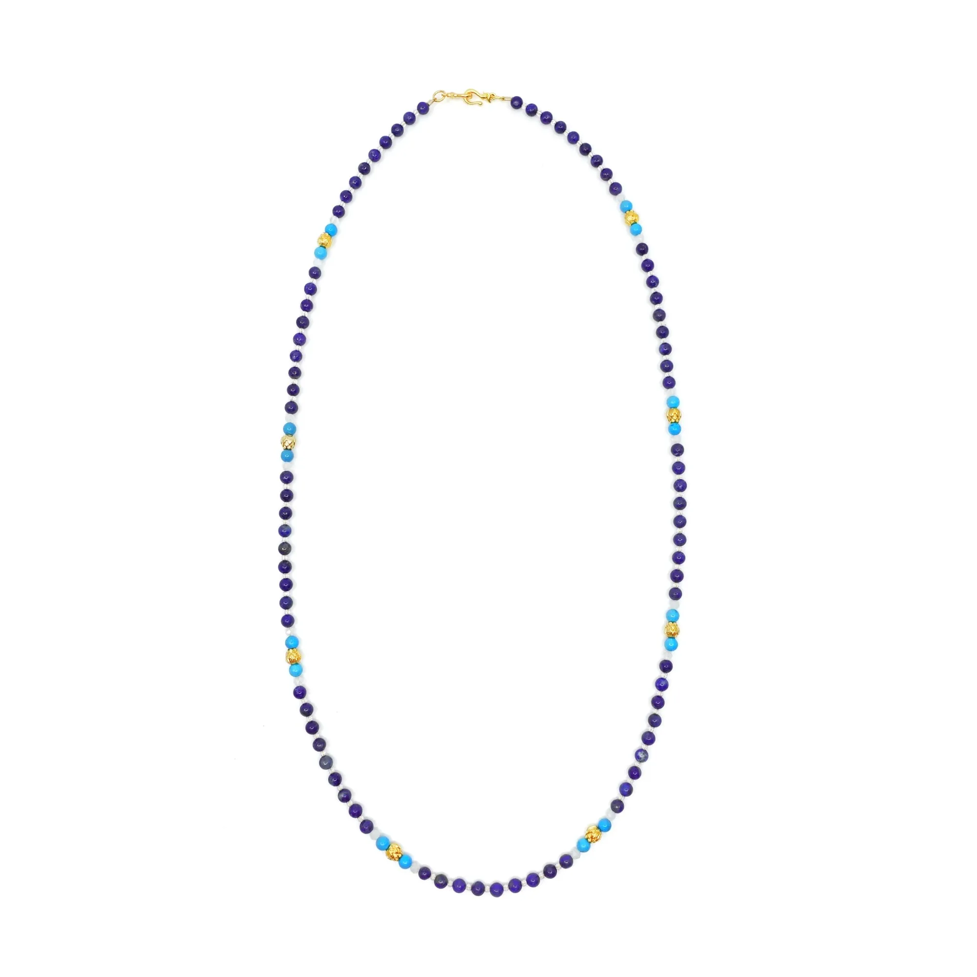 Return to Origin 4mm Lapis Pendant Necklace