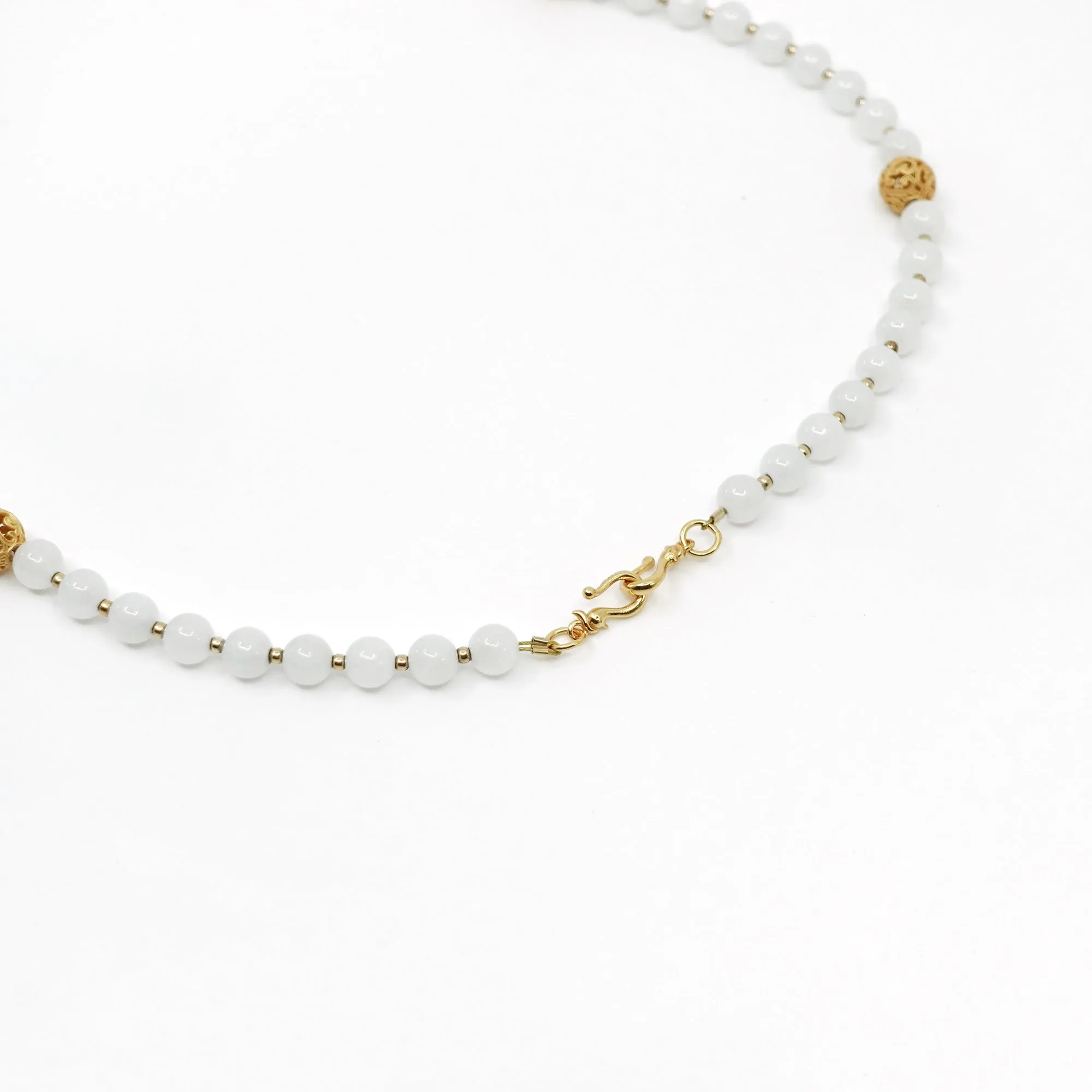 Return to Origin 6mm Moonstone Lariat Necklace Set