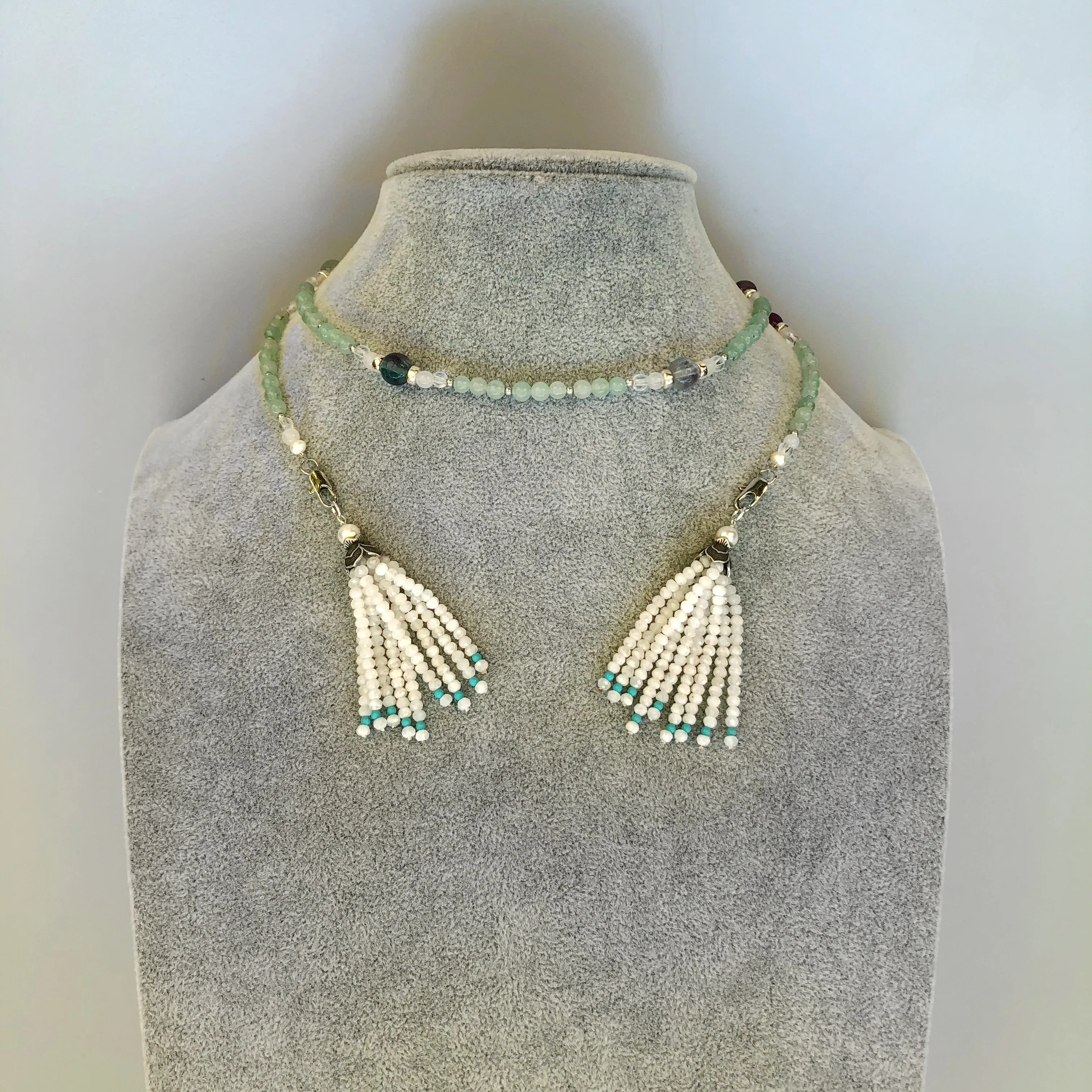 Return to Origin Aventurine Necklace Set