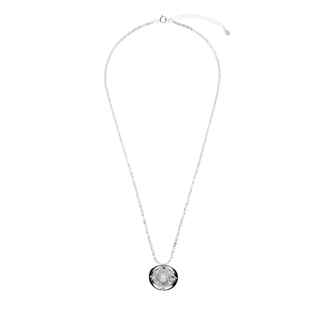 Revive Your Inner Kingdom Medium Pendant Necklace Silver