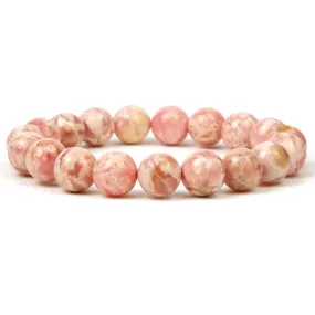 Rhodochrosite Stretch Bracelet 10mm