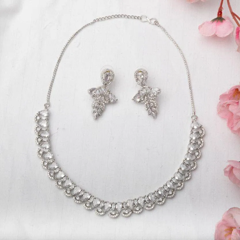 Rosina - American Diamond CZ Necklace Set