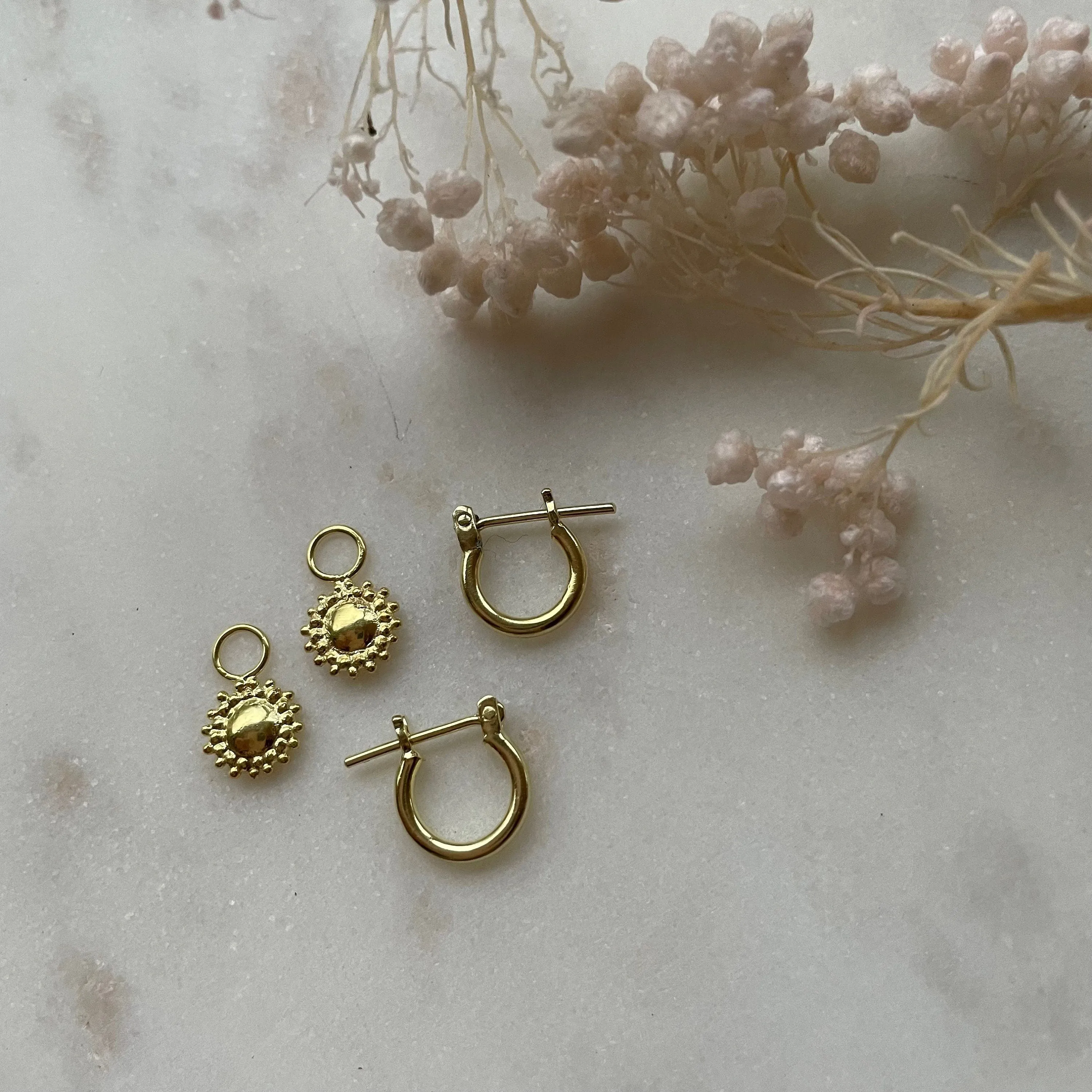 Savanna Gold Hoop Earrings