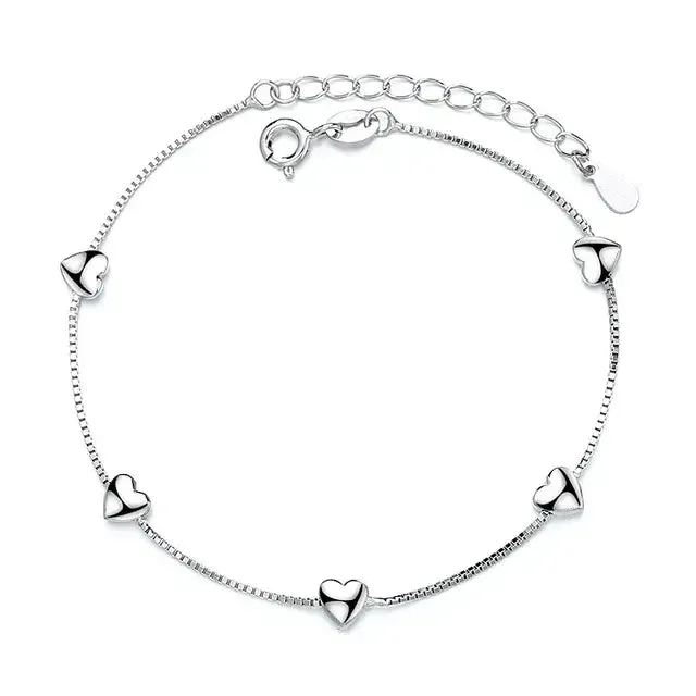 Silver Diamond Butterfly Bracelet Fashion Accessory