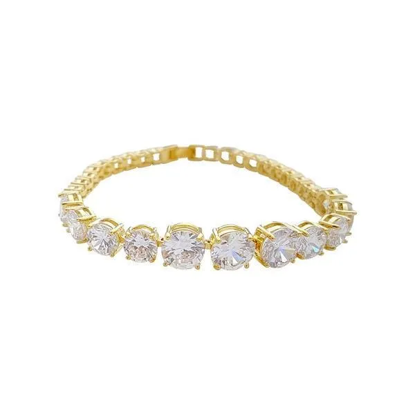 Silver Zirconia Bracelet- Nora