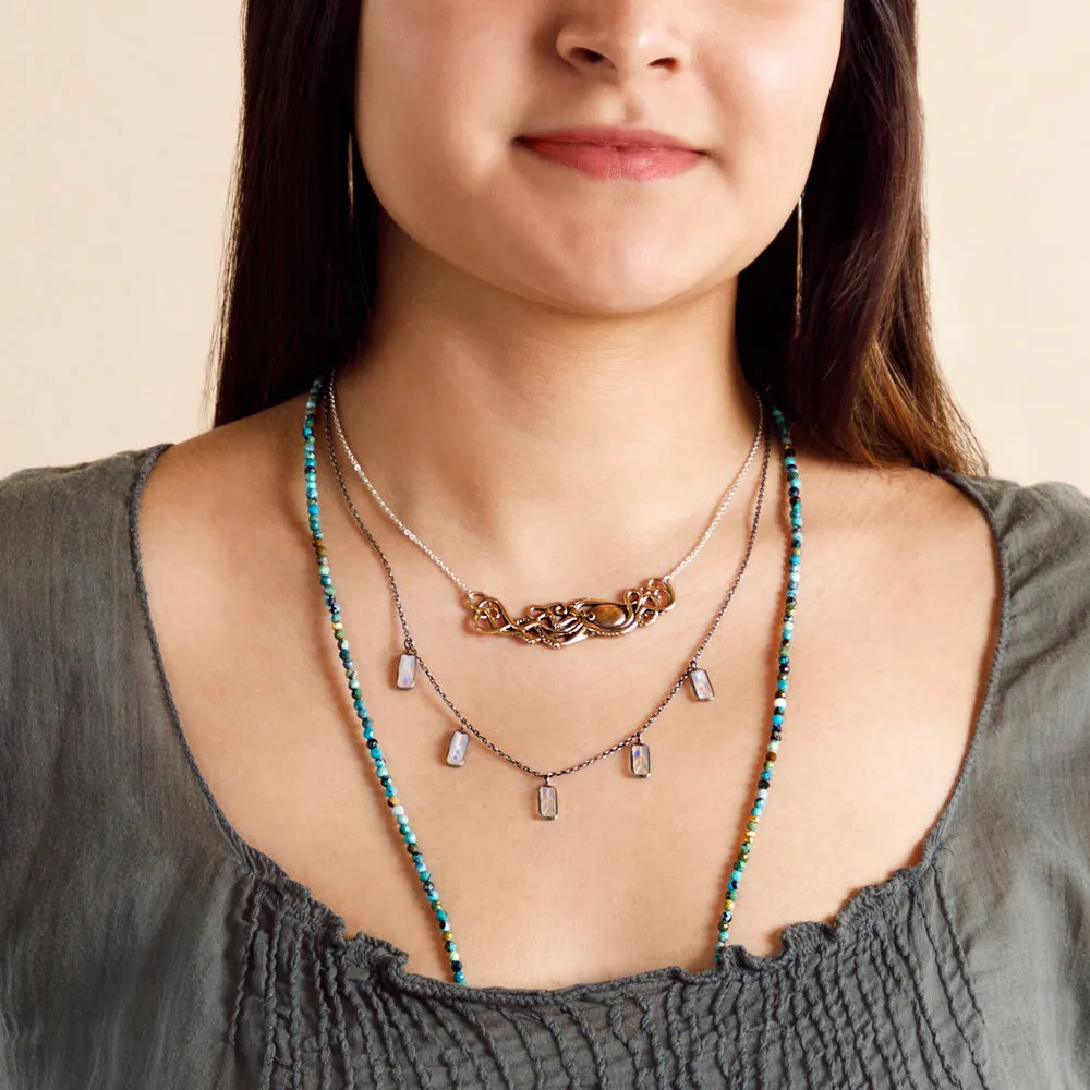 Skylight Necklace in Moonstone | Available to ship January 14, 2025