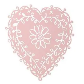 Small Pink Cut Out Heart