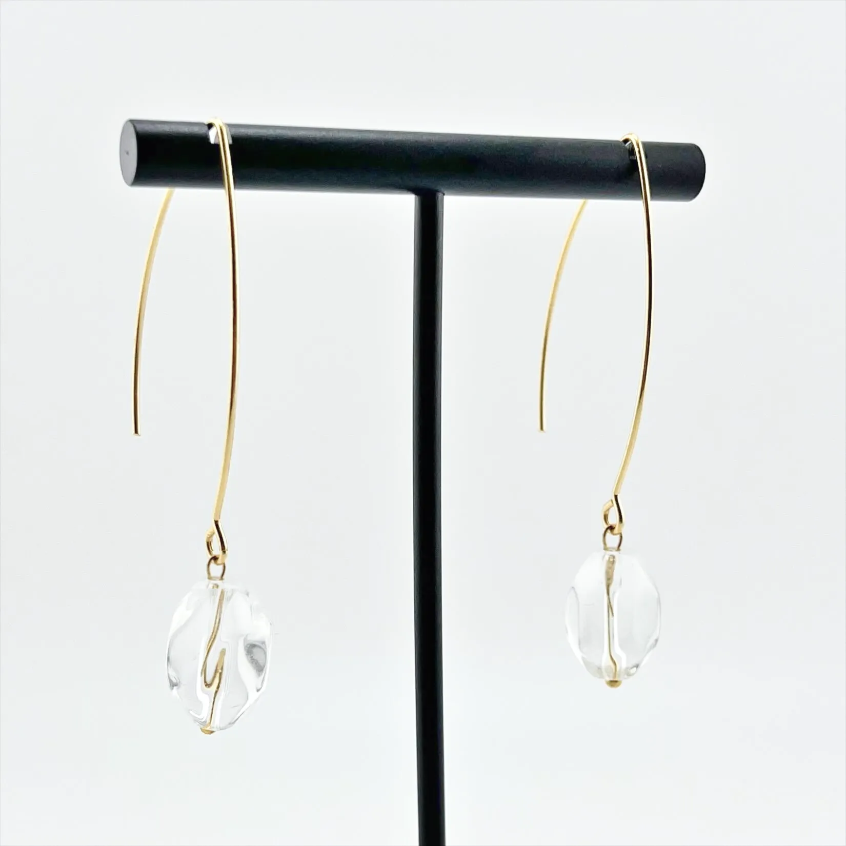 SMALL STONE | Drop Earrings