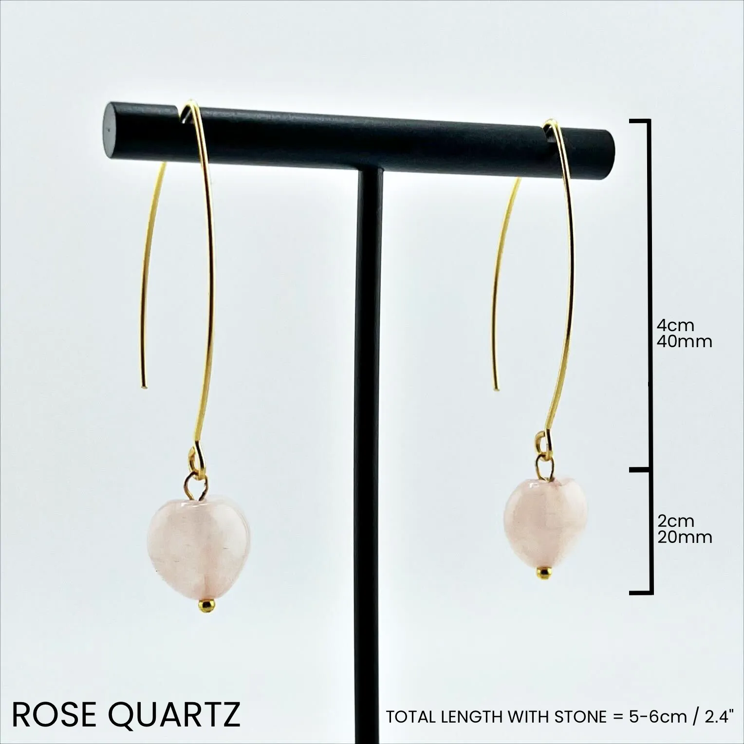 SMALL STONE | Drop Earrings