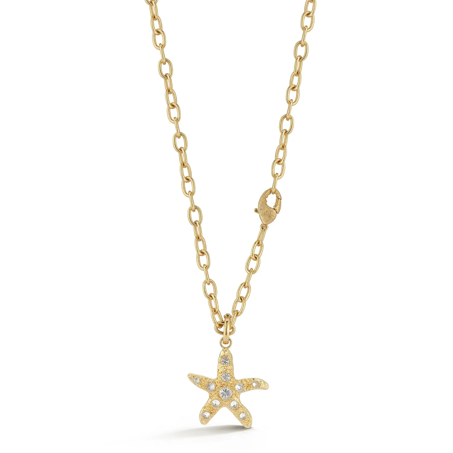 Starfish Pendant - Diamond