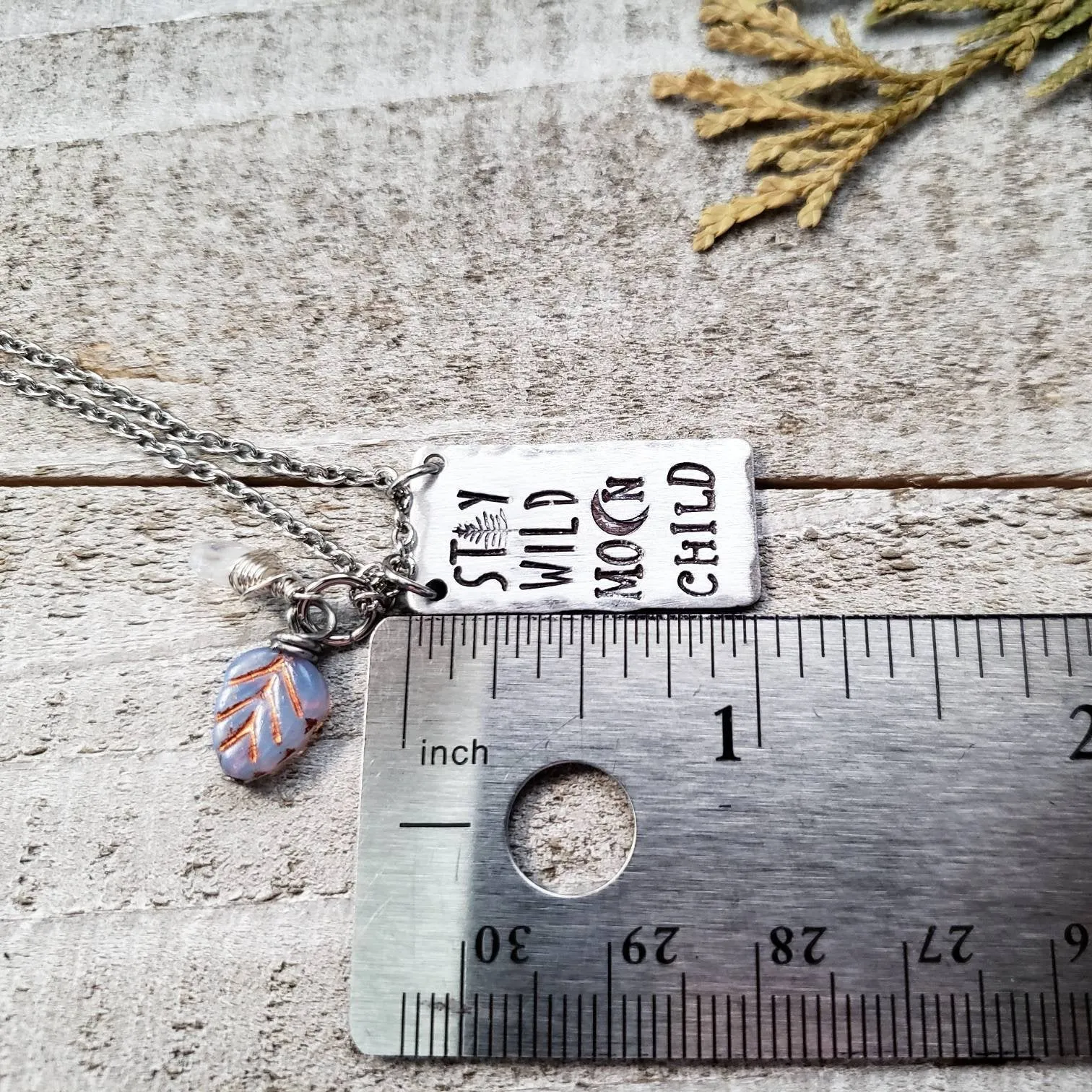 Stay wild moon child necklace