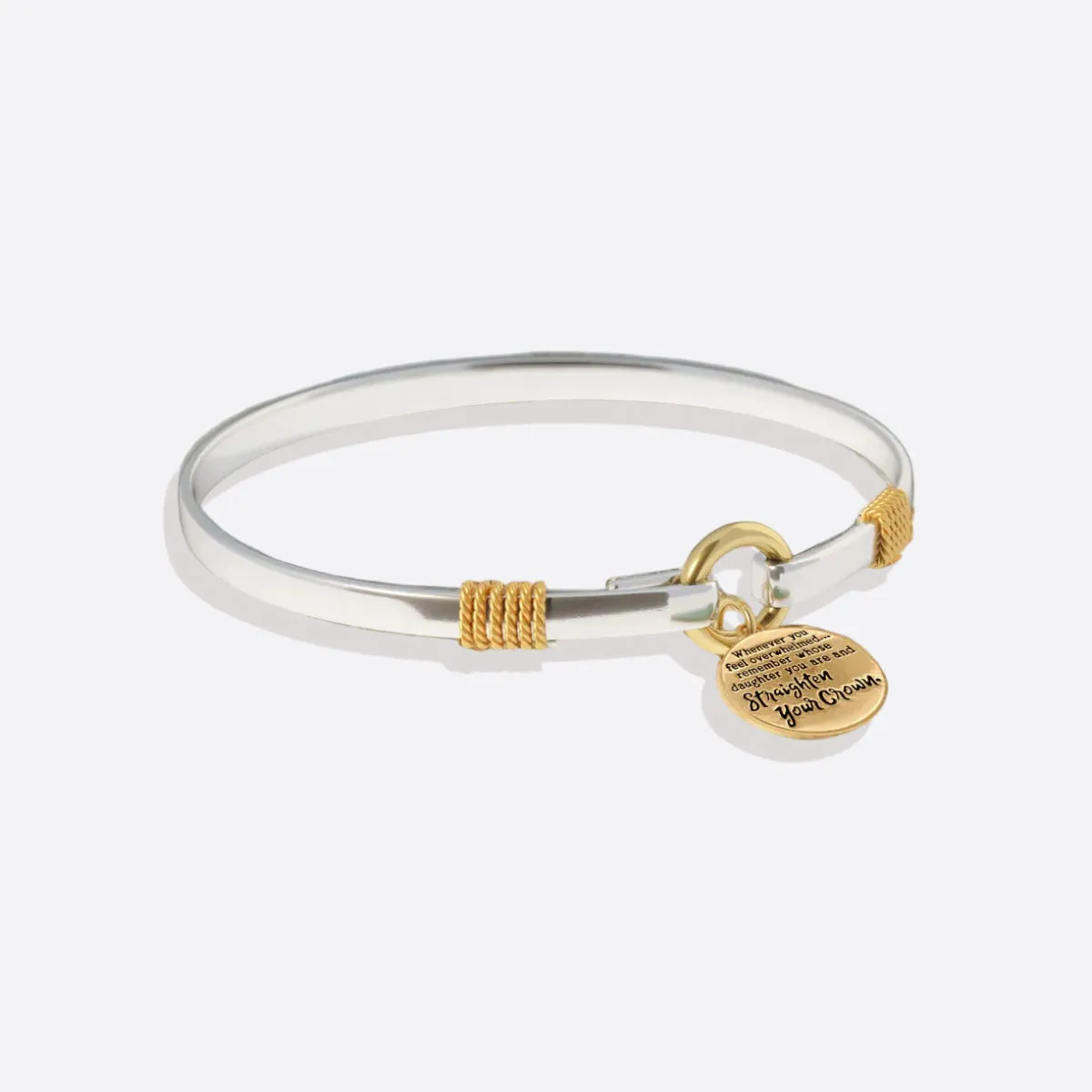 Straighten Your Crown - Two-Tone Charm Bracelet