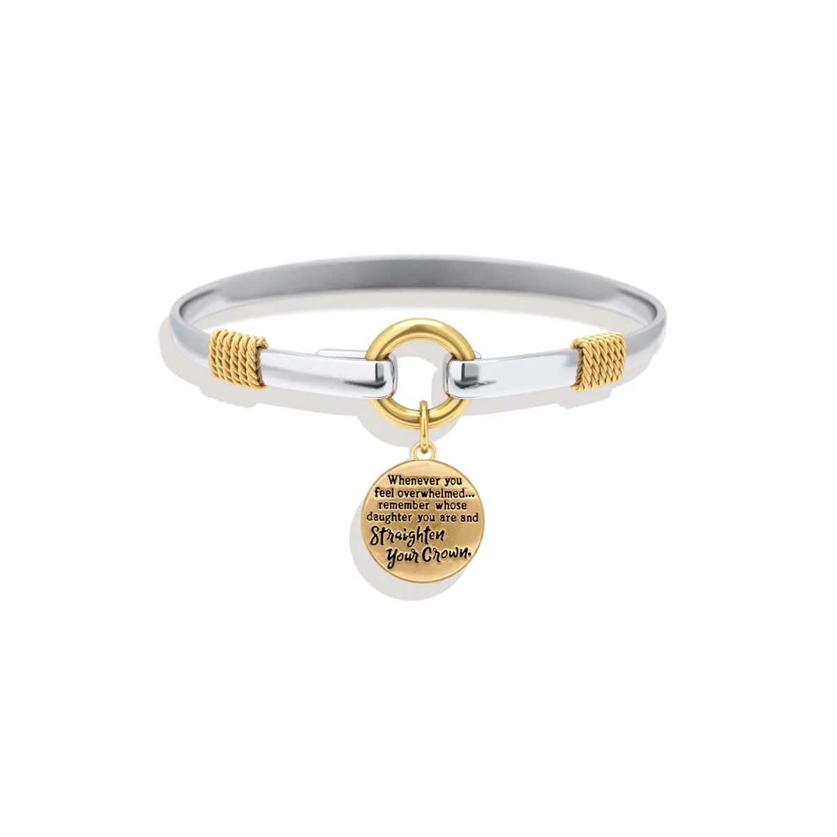 Straighten Your Crown - Two-Tone Charm Bracelet