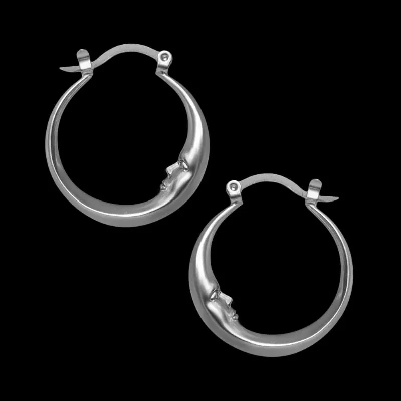 TEEK - Hoop Moon Earrings