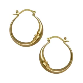 TEEK - Hoop Moon Earrings