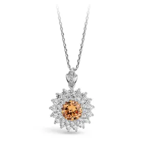 Topaz Crown Necklace / Pendant