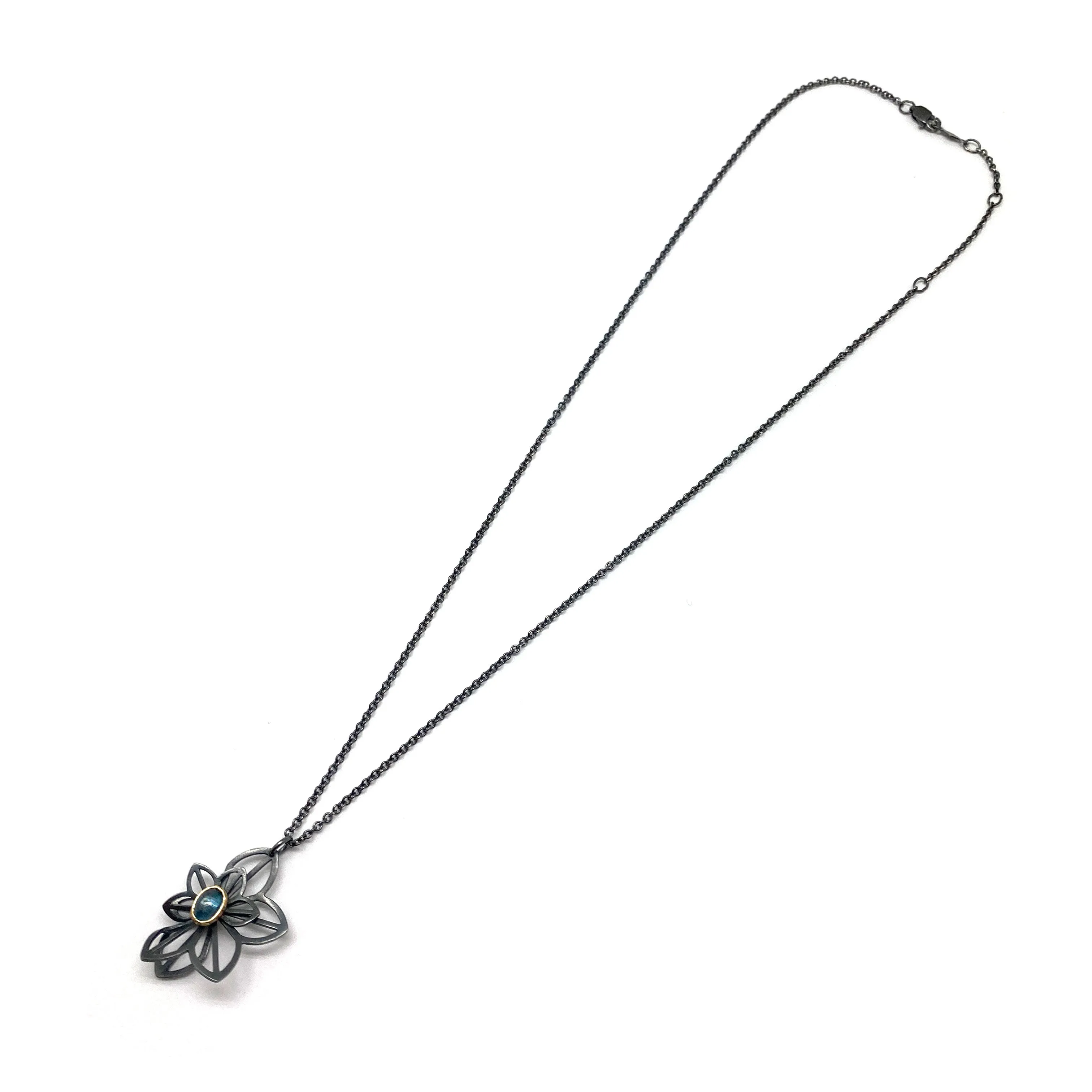 Topaz Double Fold Anise Necklace