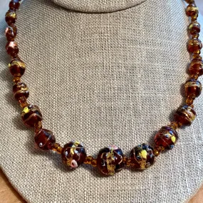 Topaz Venetian Wedding Cake Necklace