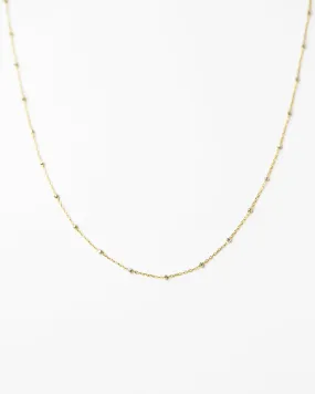 Two Tone Satellite Necklace