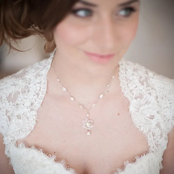 Viola Vintage Bridal Necklace