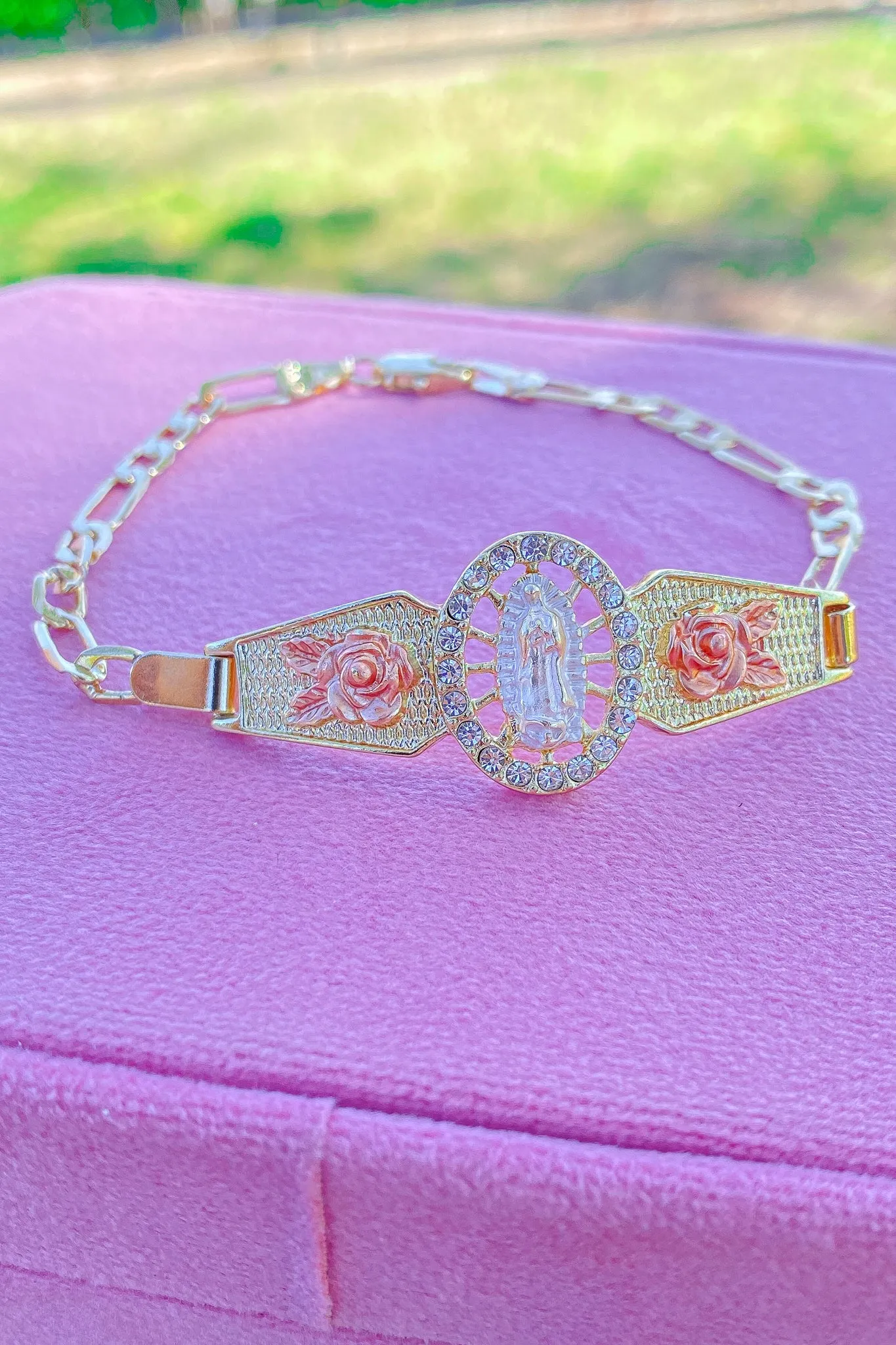 Virgencita Rose Esclava Bracelet