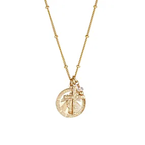 Virgin Mary Trio Necklace