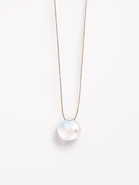 Wanderlust Life Fine Cord Necklace - Rainbow Moonstone