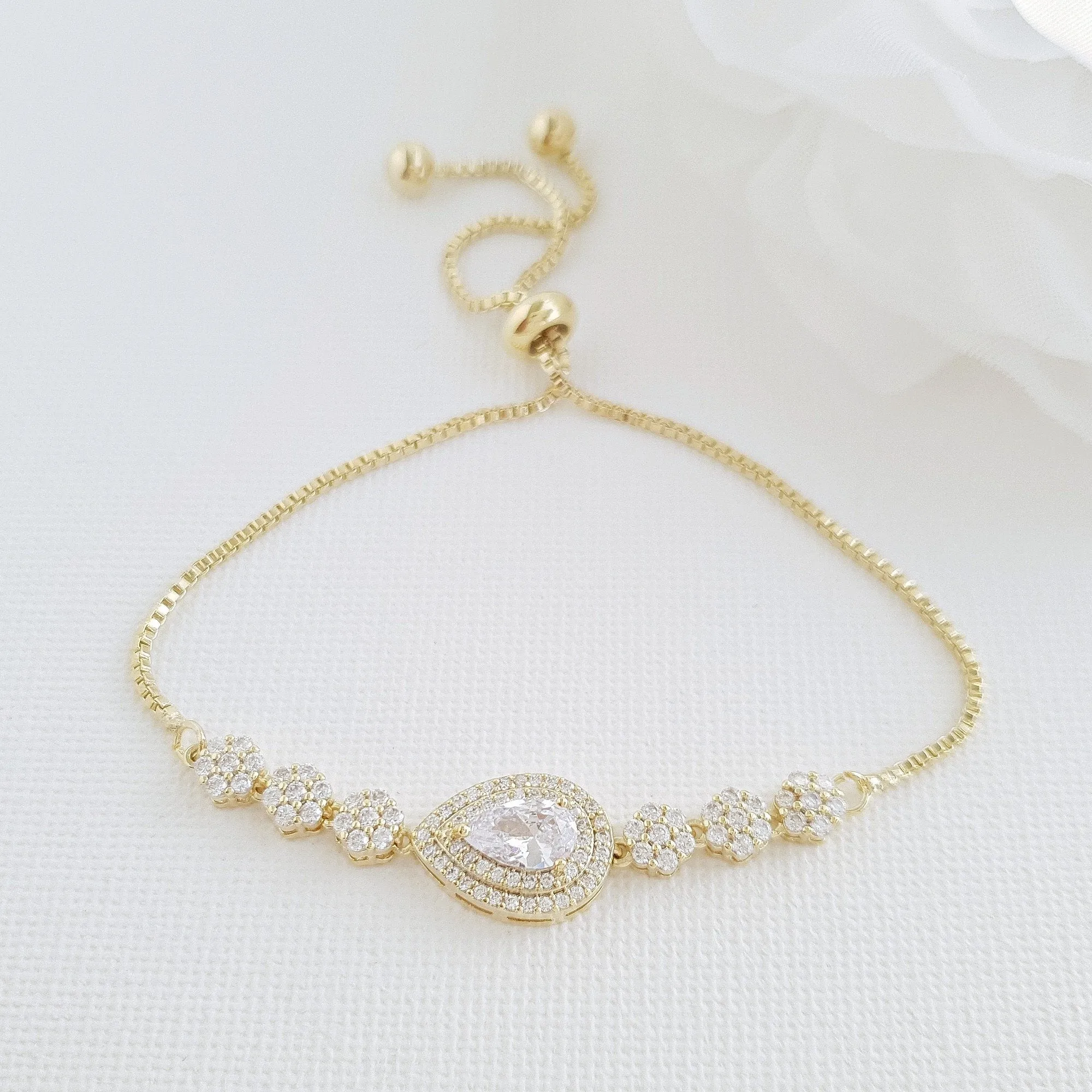 Wedding Slider Bracelet- Joni