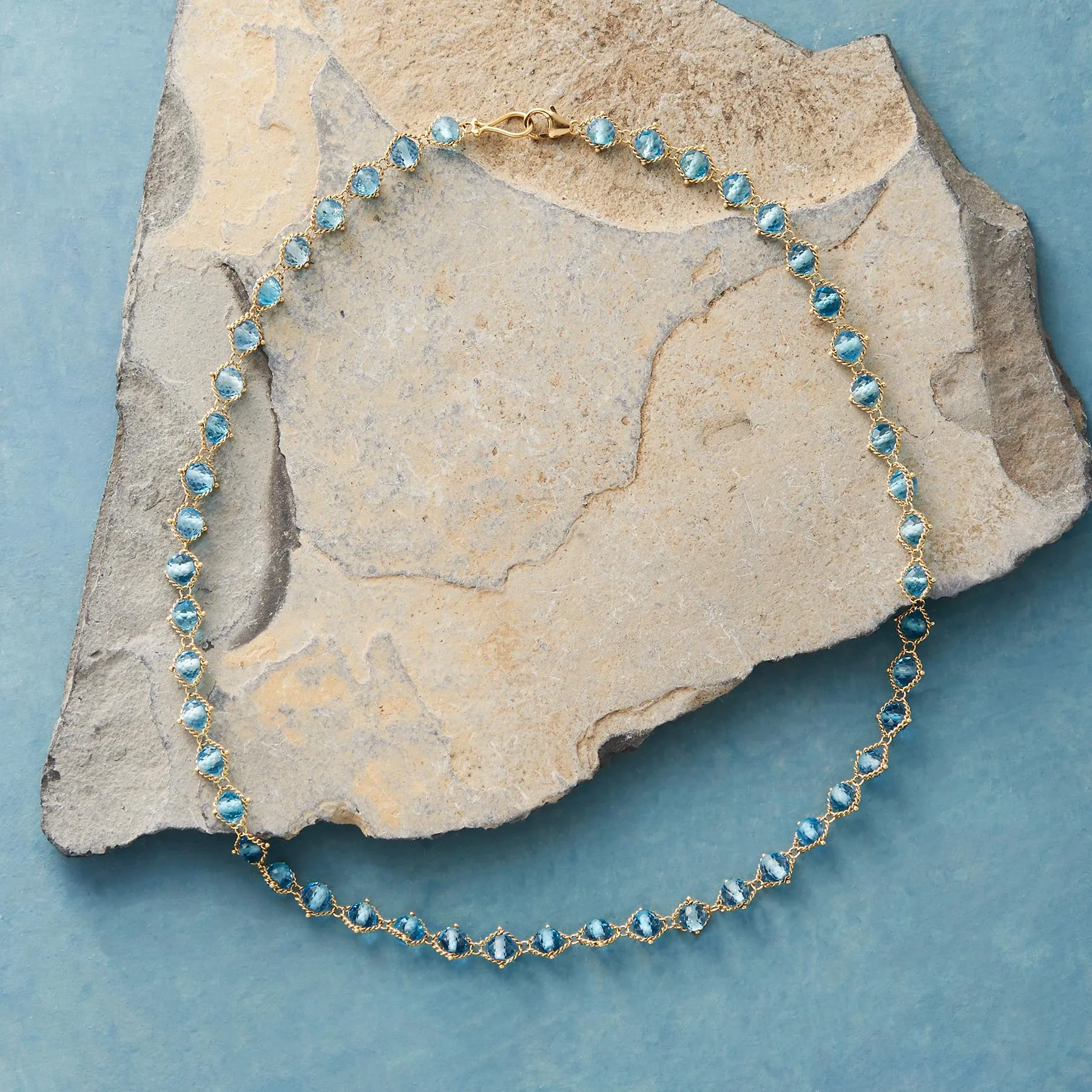 Woven Topaz Necklace