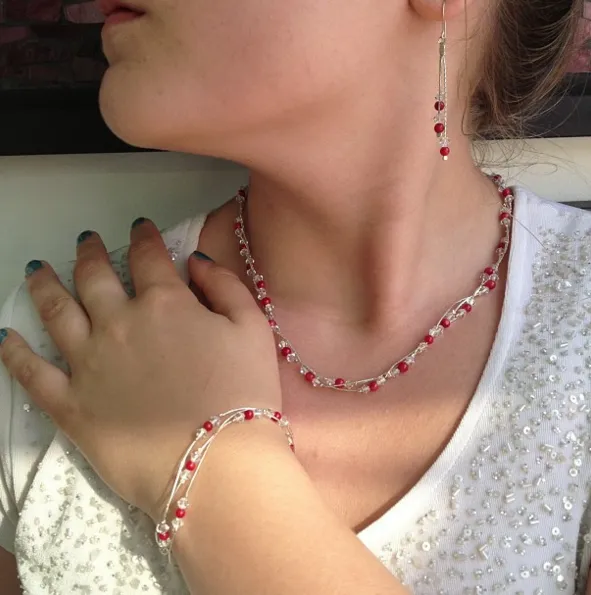 Xuxek Necklace - Coral